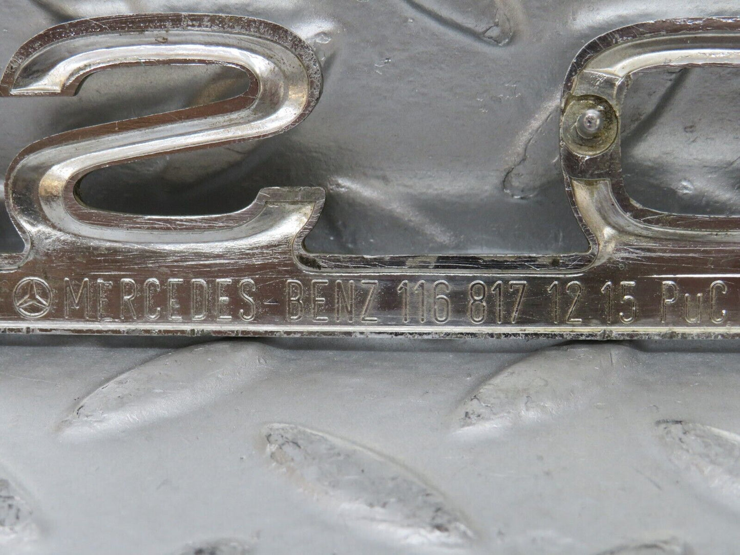 26036 Mercedes-Benz W116 450SE Trunk  Badge Emblem 1168171215