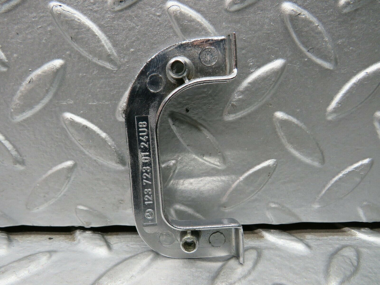 21971 Mercedes-Benz S123 280TE Wagon Left Chrome Door Latch Trim 1237230124
