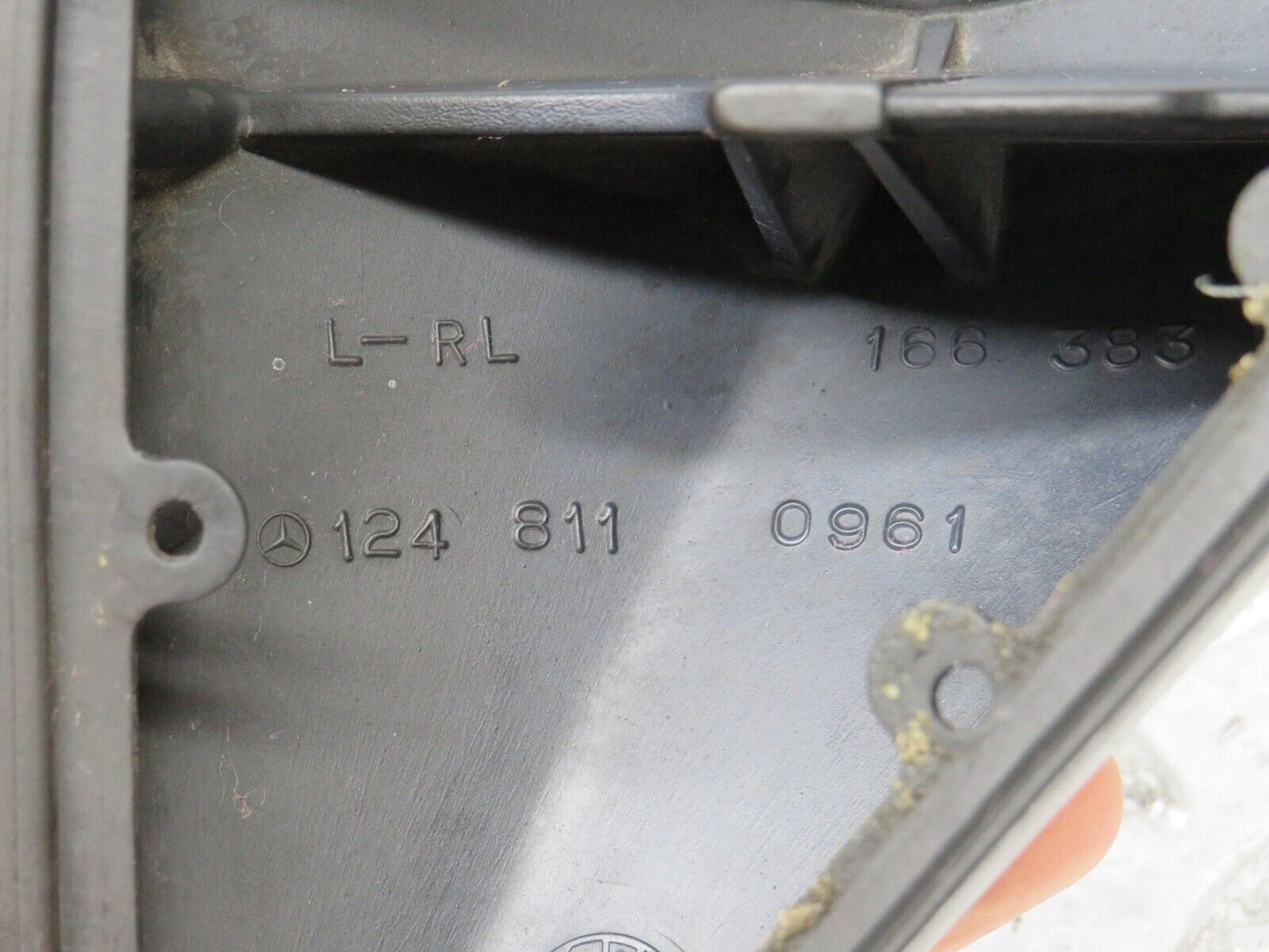 27610 Mercedes-Benz S124 300TE Wagon Wing Mirror Mount Cover 1248110961