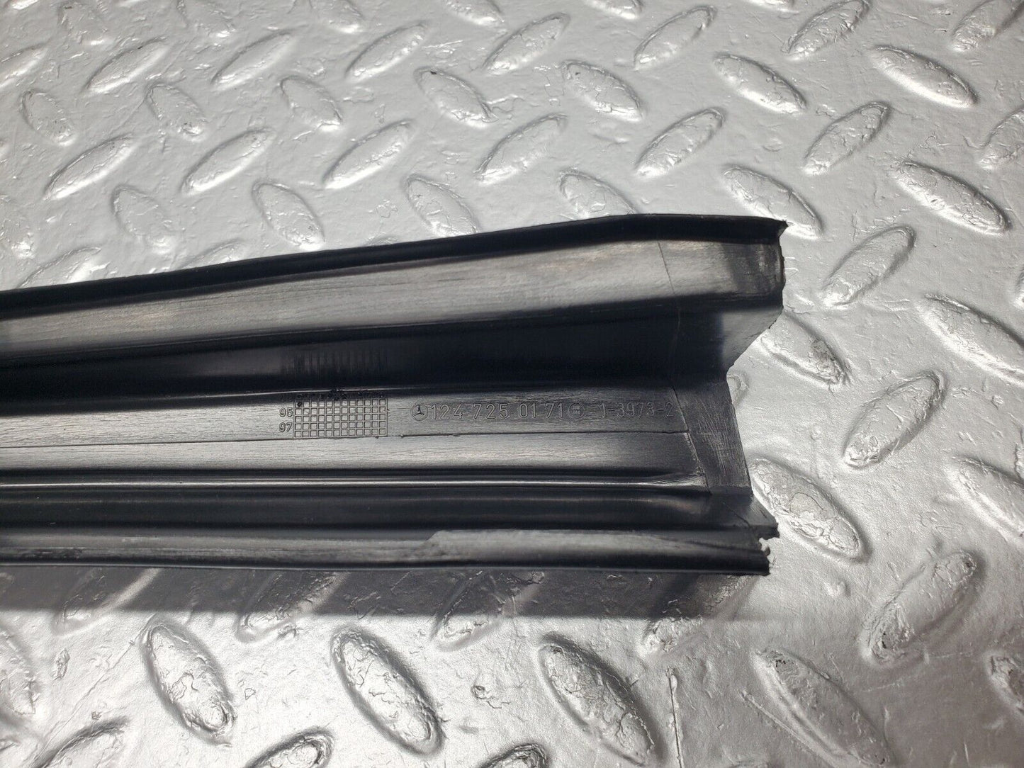 46251 Mercedes-Benz W124 280E Front Left Door Window Frame Trim 1247250171