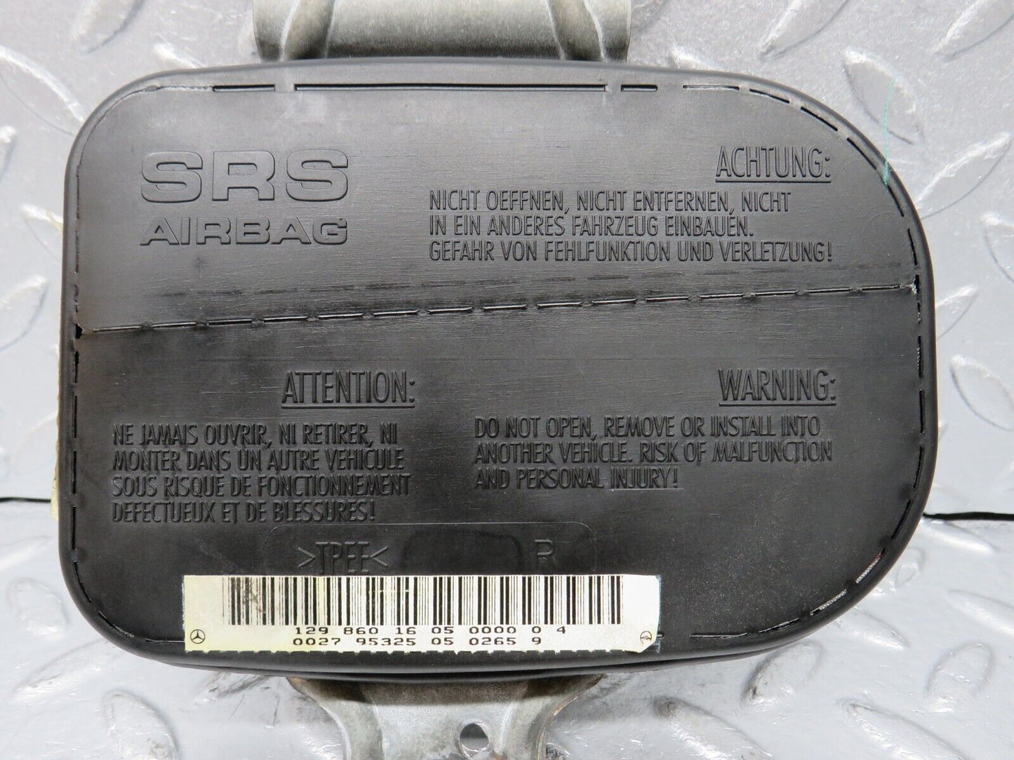 39447 Mercedes-Benz R129 320SL Coupe Right Door Airbag 1298601605