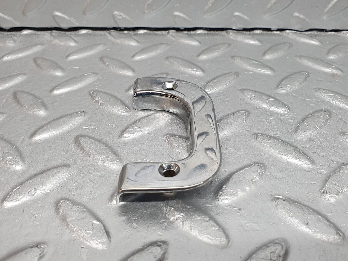 40898 Mercedes-Benz W126 300SE Interior Chrome Door Latch Trim Left 1237230124