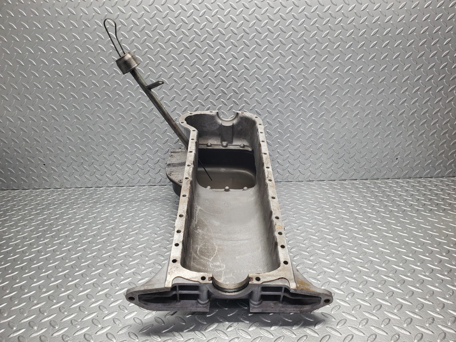 W112 oil pan oil sump dipstick used OEM