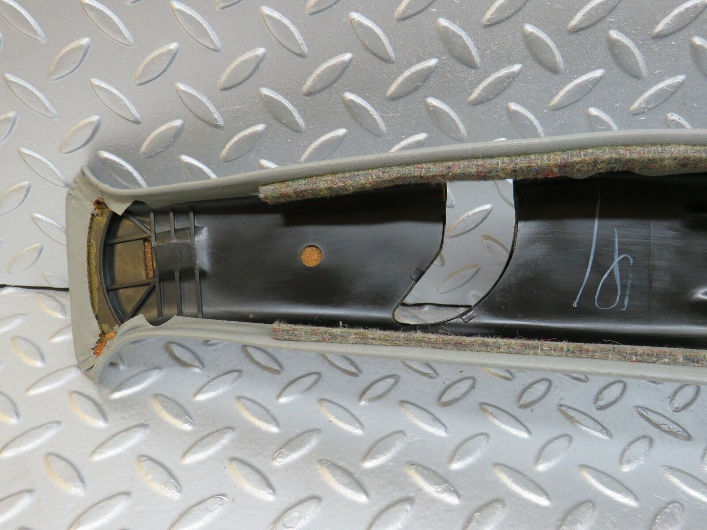 33569 Mercedes-Benz W201 190E B Pillar Cover Left Side Grey 2016921189