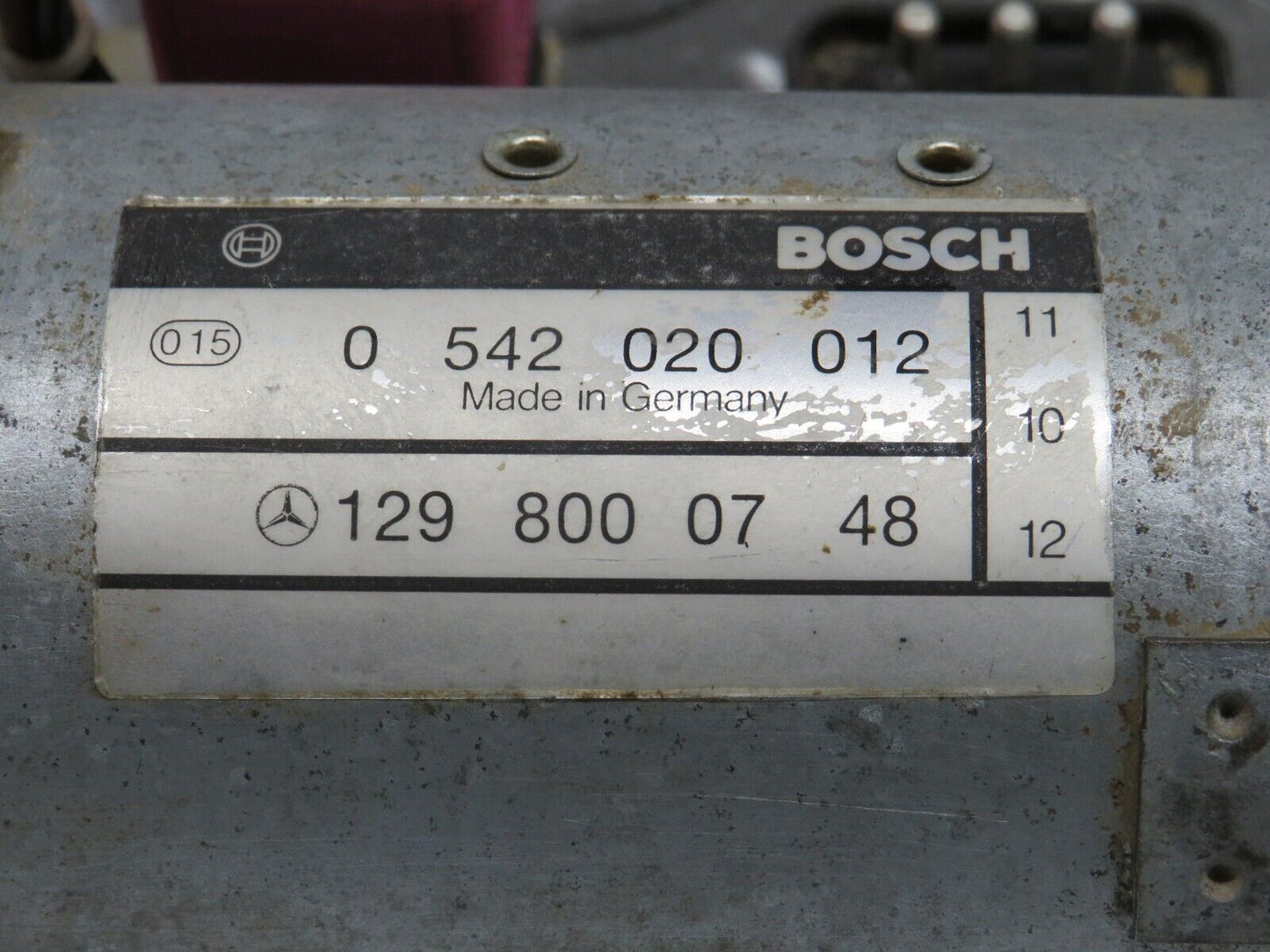 38499 Mercedes-Benz R129 280SL Coupe Roof Hydraulic Pump Bosch 1298000748 0542020012