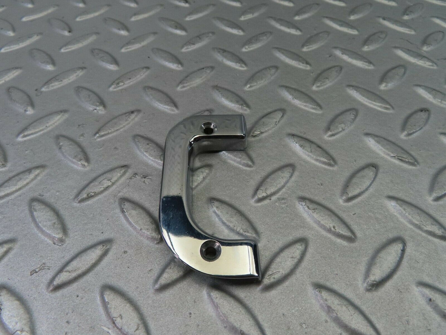 7624 Mercedes-Benz S123 230TE Wagon Left Chrome Door Latch Trim 1237230124