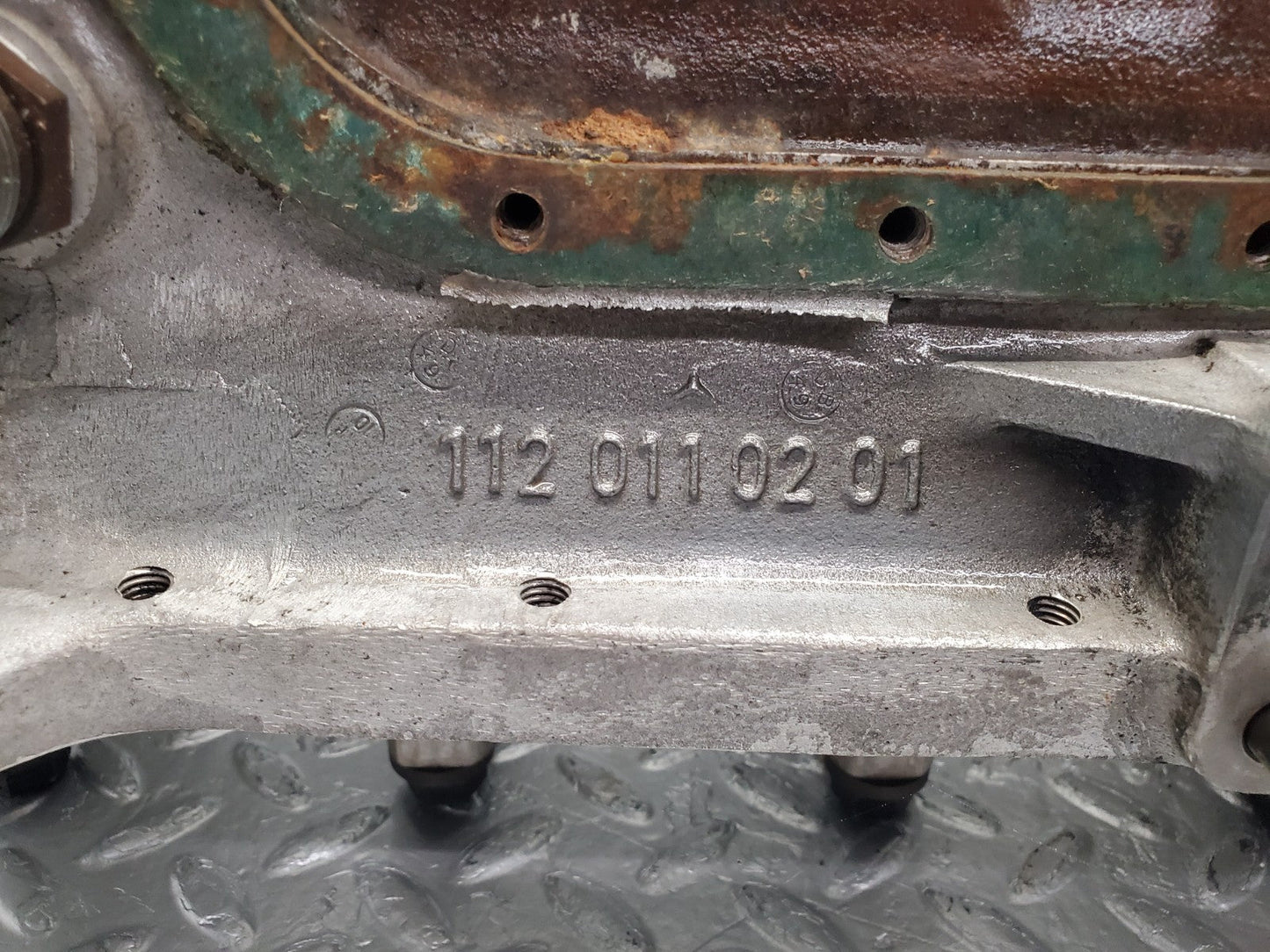 W112 engine block used OEM
