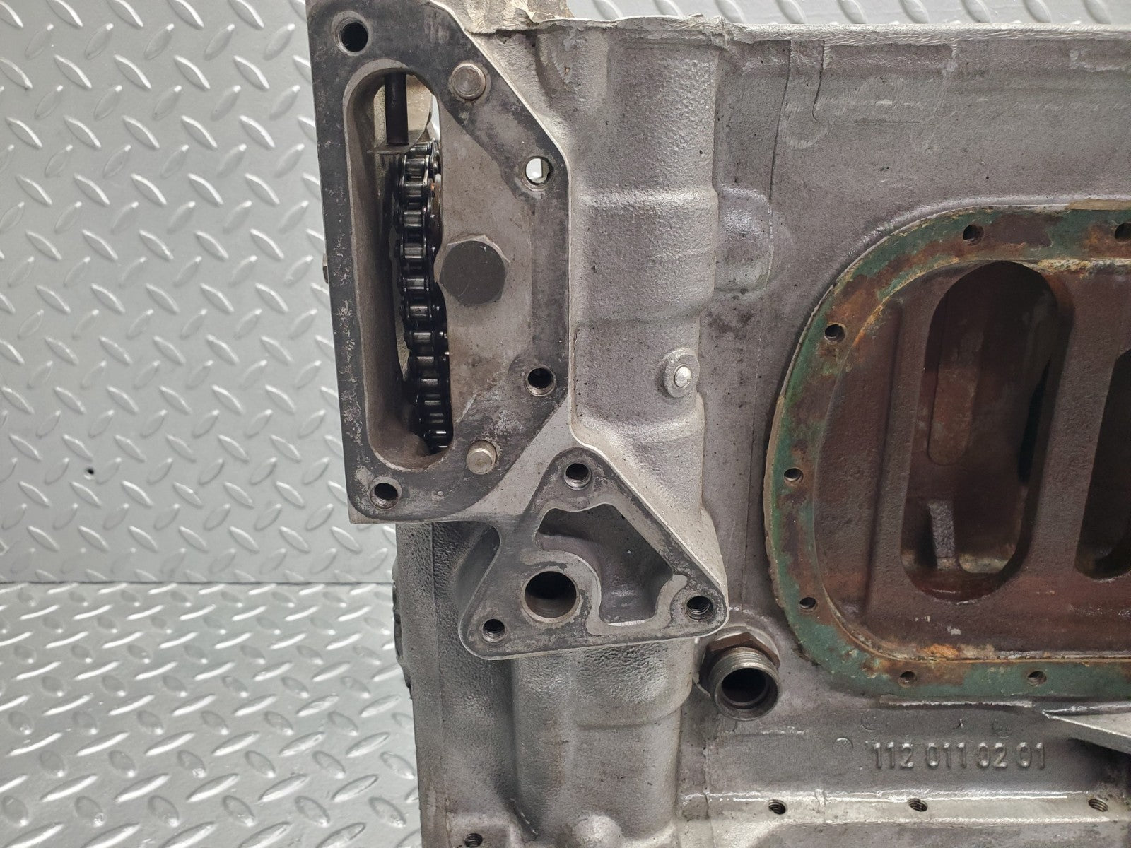 W112 engine block used OEM