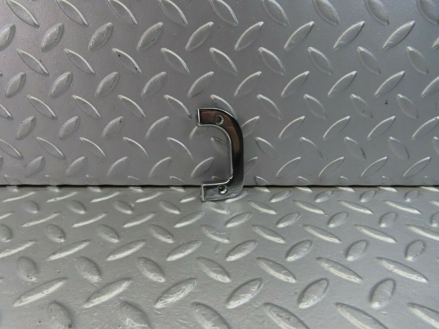 10830 Mercedes-Benz W123 230E Left Interior Chrome Door Latch Trim 1237230124