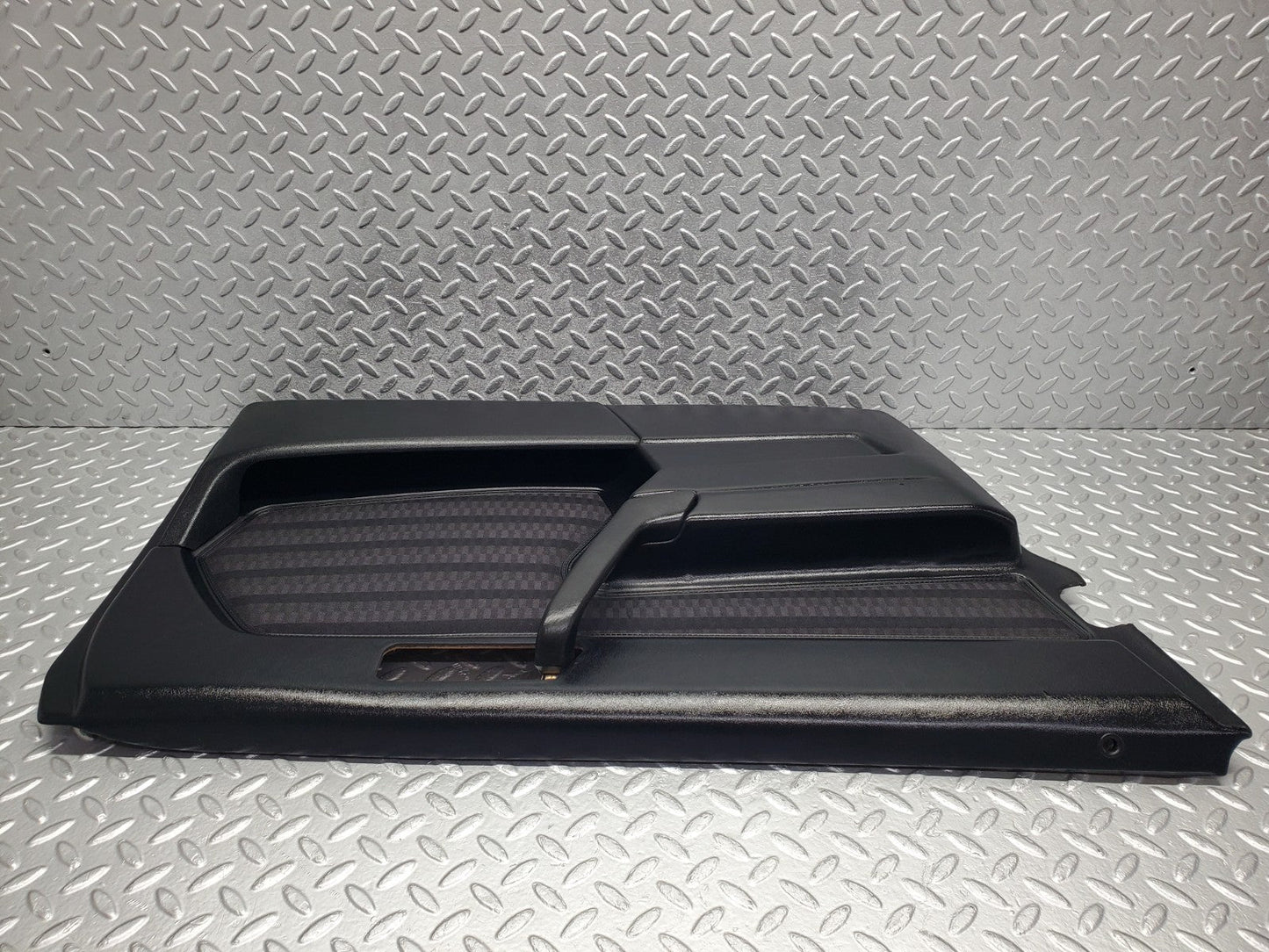 W201 Baby Benz front left door card black used OEM