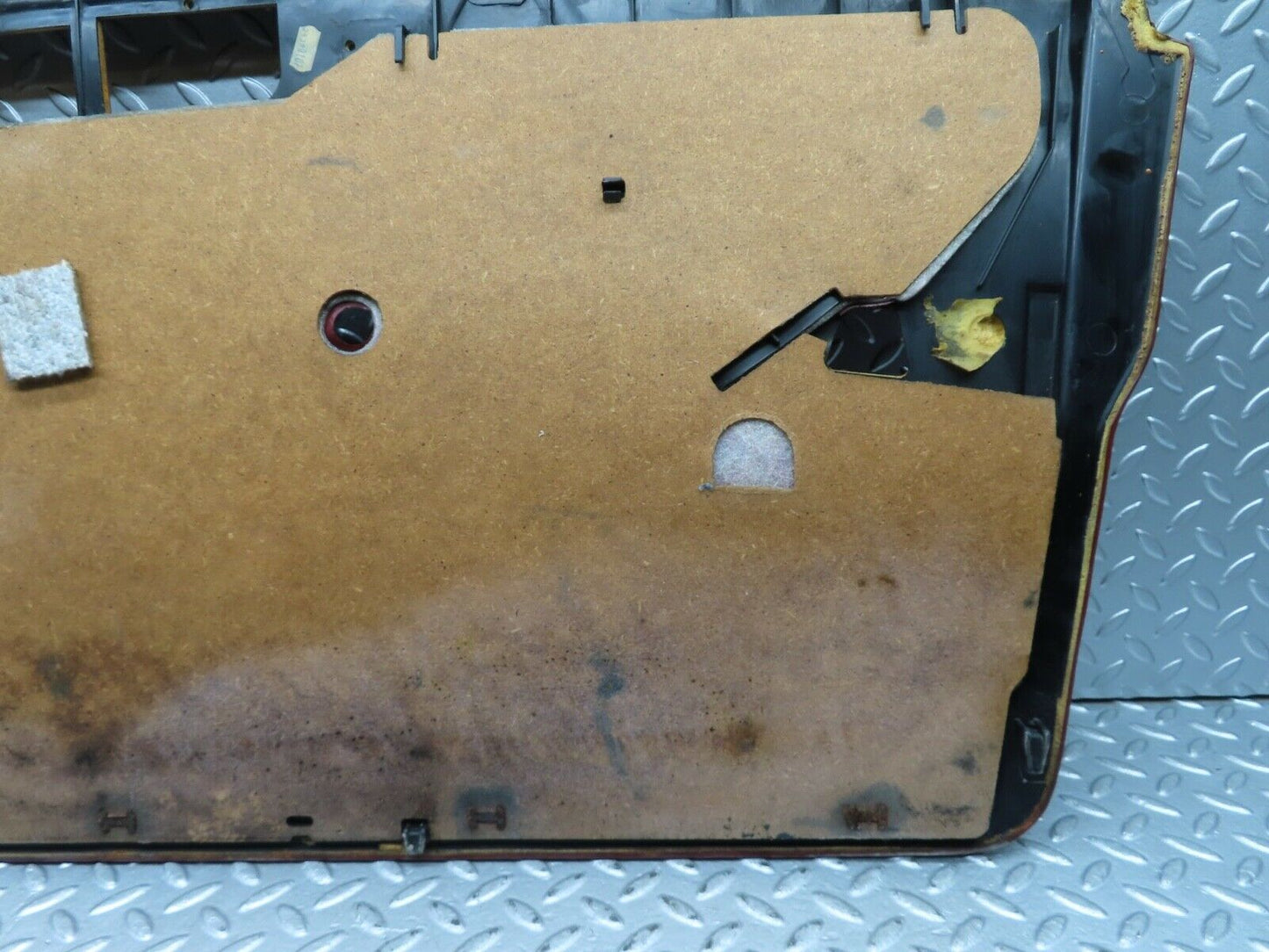 21458 Mercedes-Benz W126 300SE Front Left Door Card Burgundy Red 1267270170