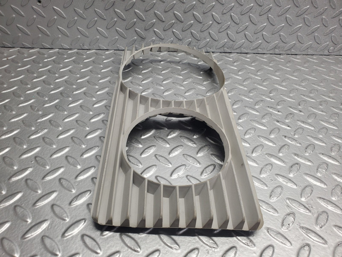 W123 headlight lens cover frame left used OEM