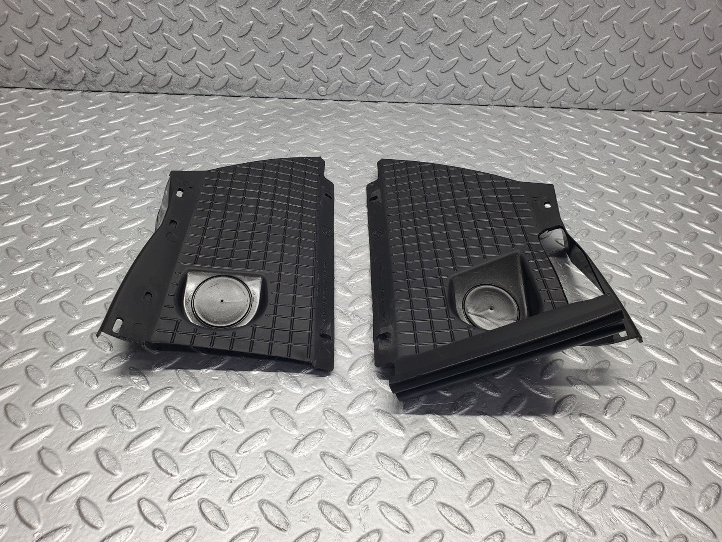 W201 Baby Benz radiator cover panel pair used OEM