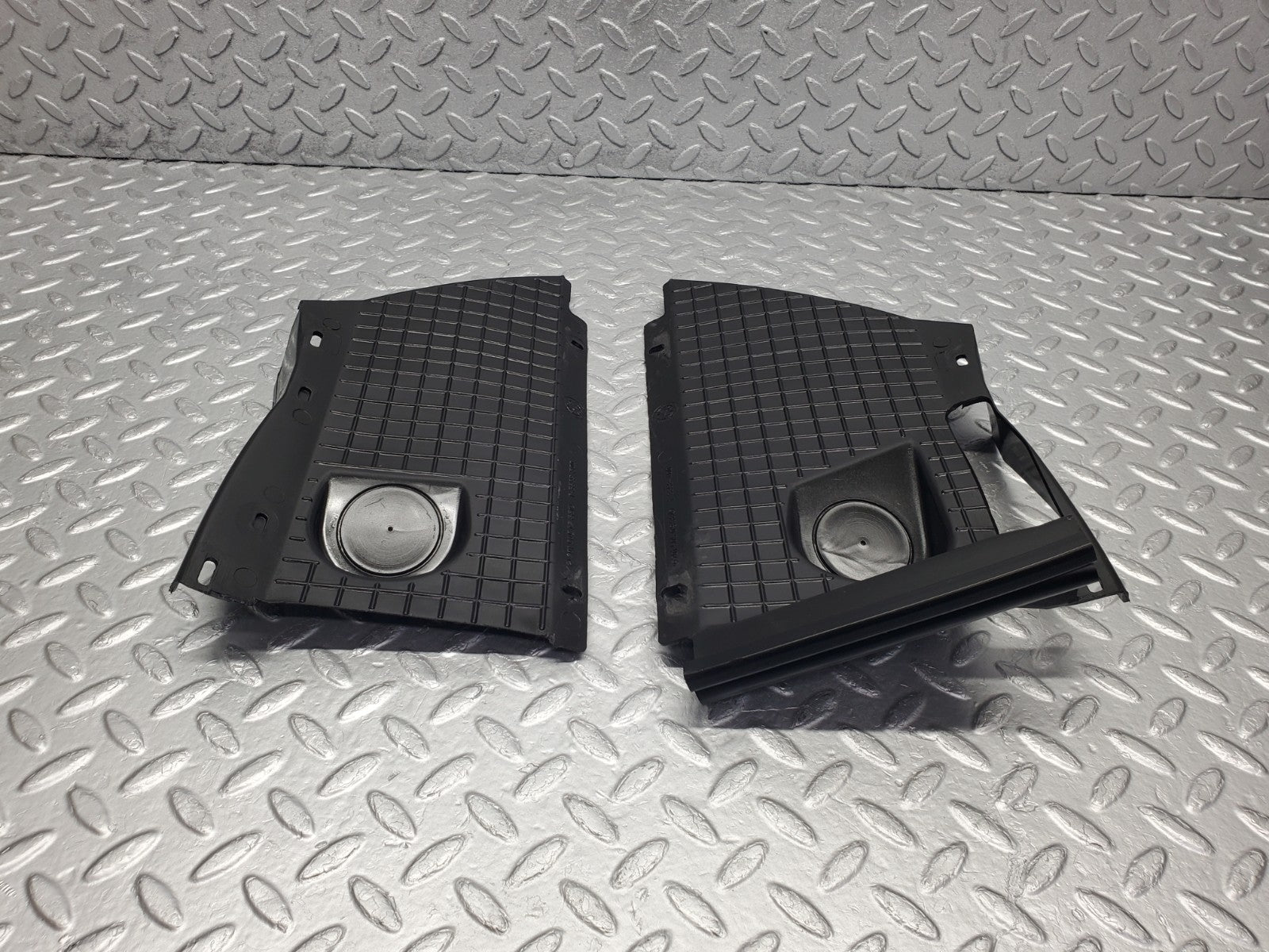 W201 Baby Benz radiator cover panel pair used OEM