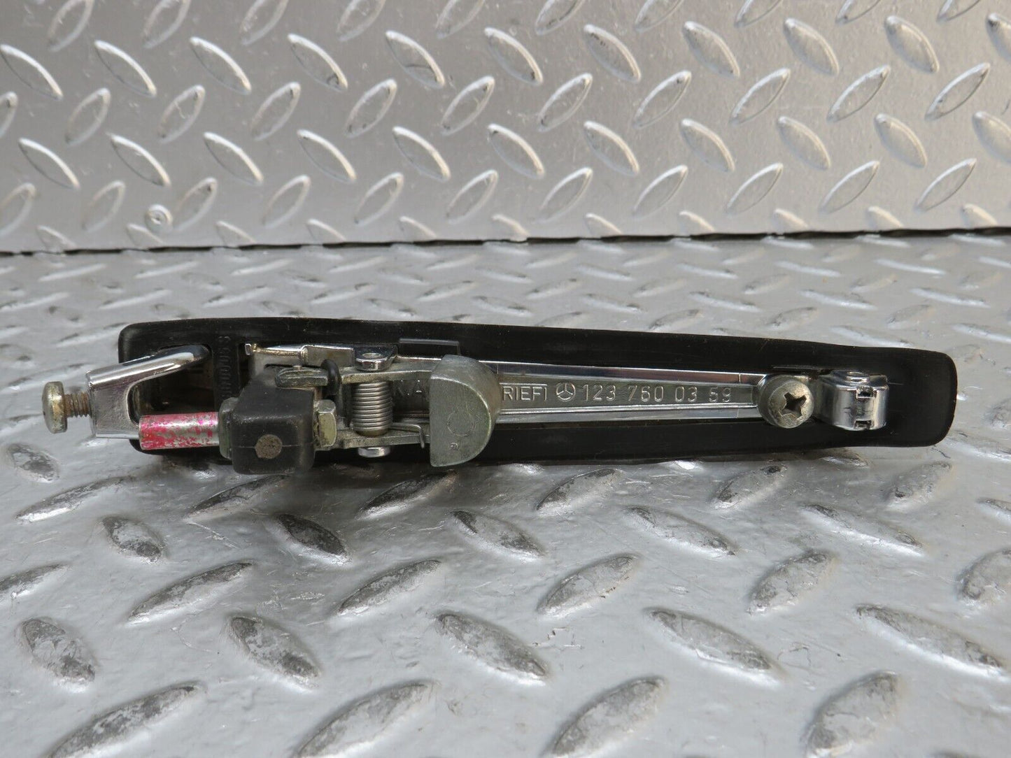 28813 Mercedes-Benz W123 230E Rear Exterior Chrome Handle 1237600359