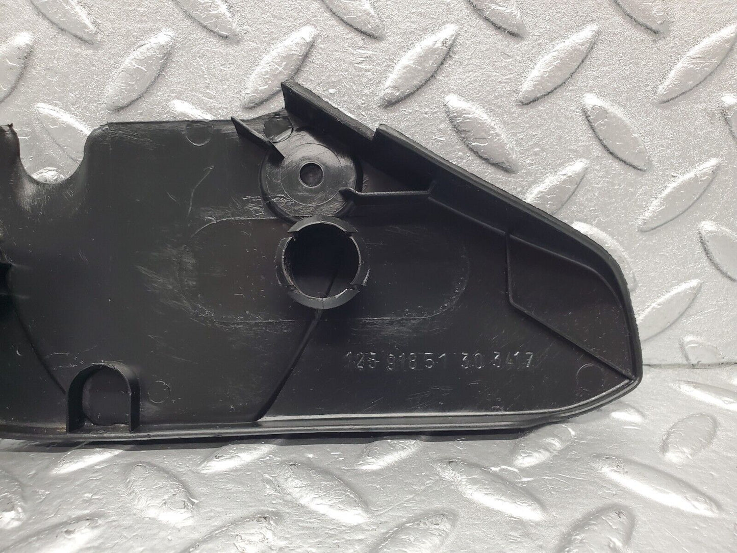 46519 Mercedes-Benz C123 280CE Coupe Front Left Seat Cover Trim Black 1239185130