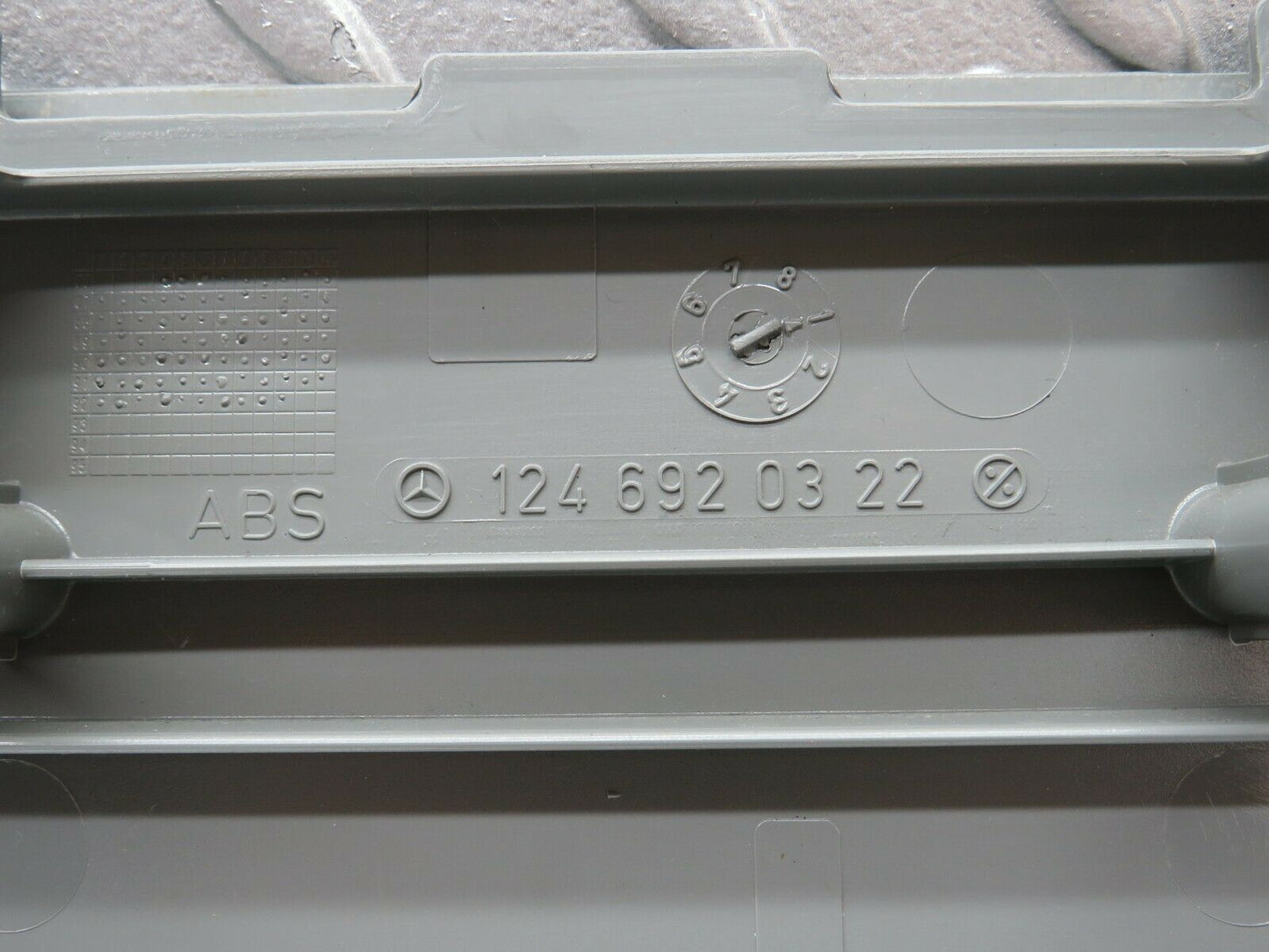 24194 Mercedes-Benz S124 220TE B Pillar Lower Cover Left Side 1246920322