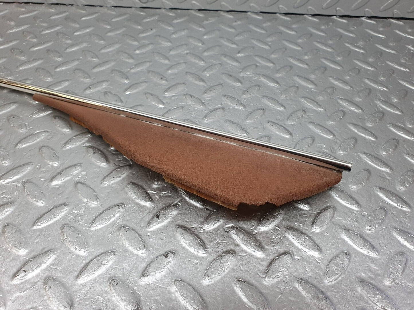 43782 Mercedes-Benz C126 380SEC Coupe Seat Belt Presenter Cover Trim Left 1266920922