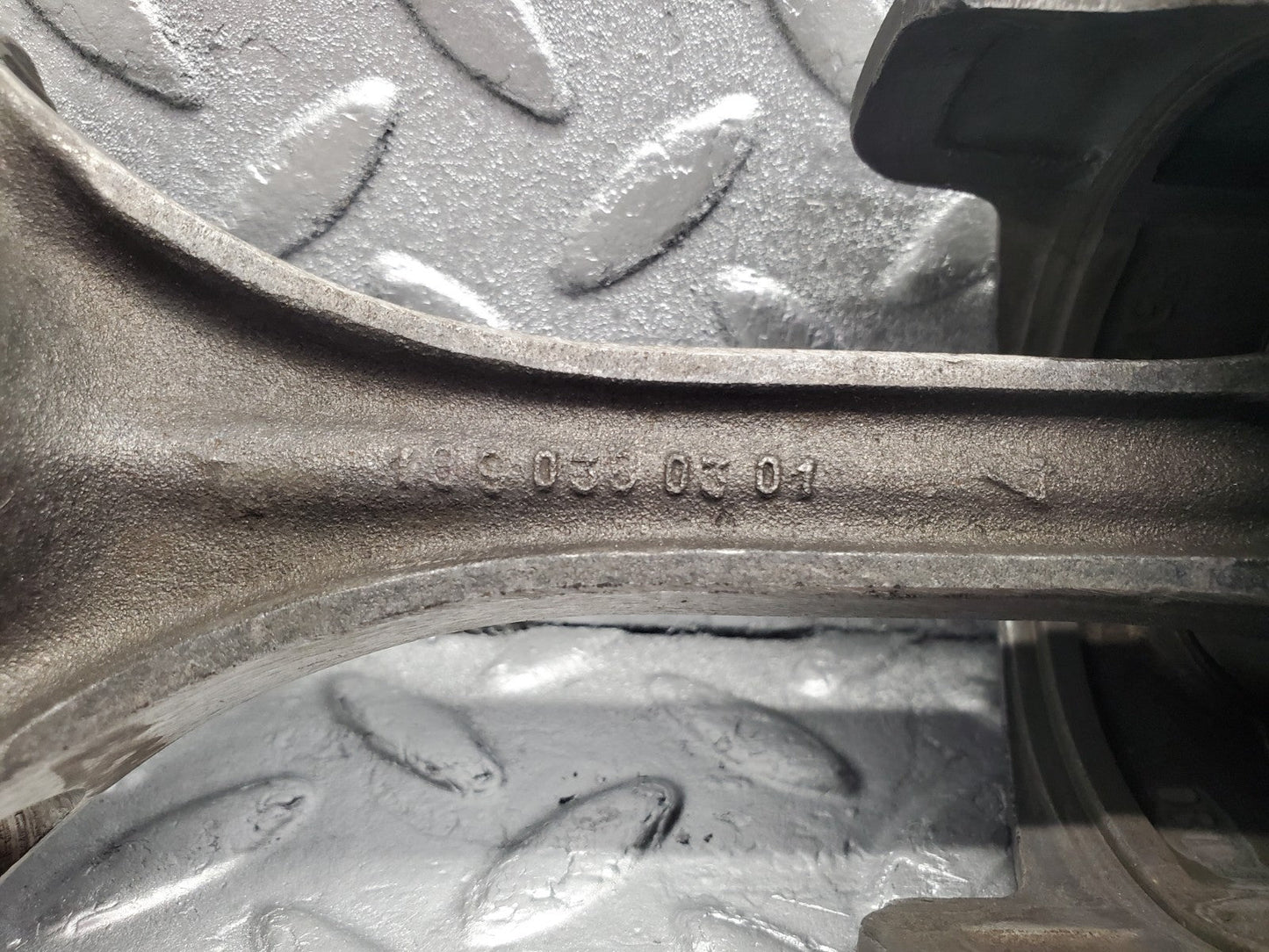 W112 piston with connecting rod used OEM