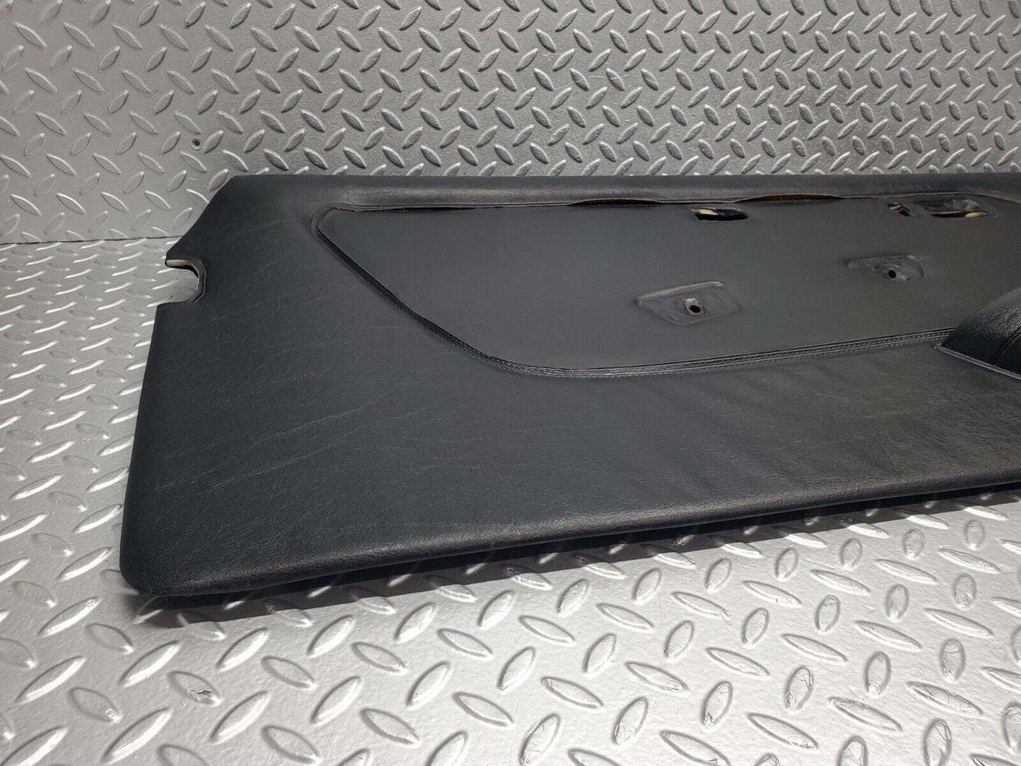 46420 Mercedes-Benz C123 280CE Coupe Left Door Card Black Leather 1237270564
