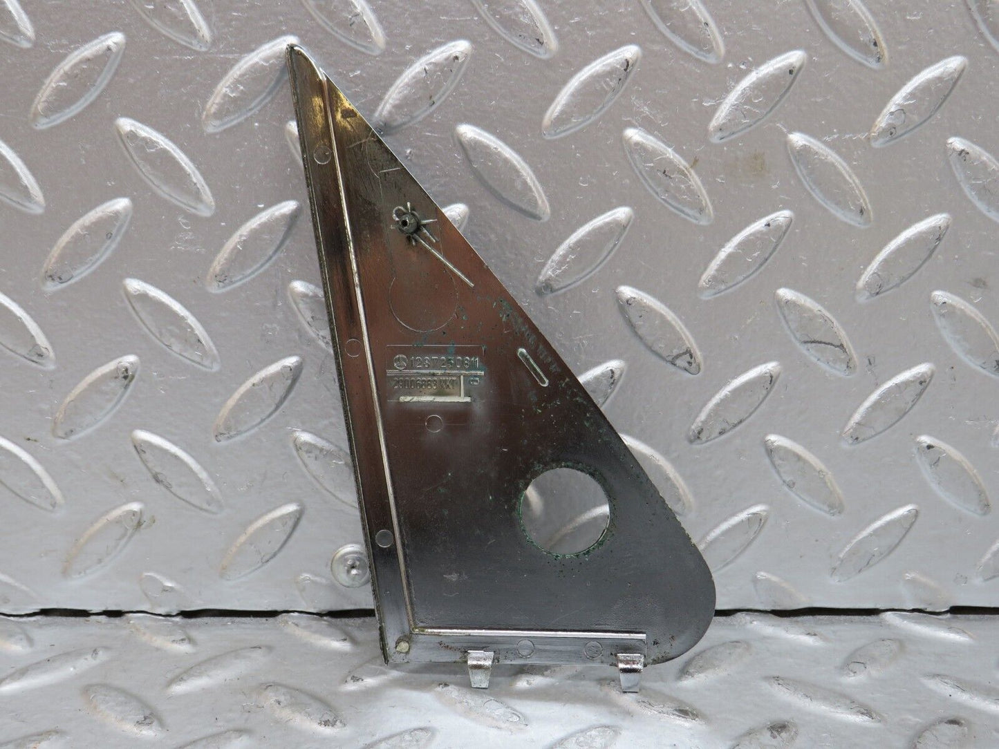 28356 Mercedes-Benz S123 240D Wagon Mirror Triangle Cover Right Side 1237250811