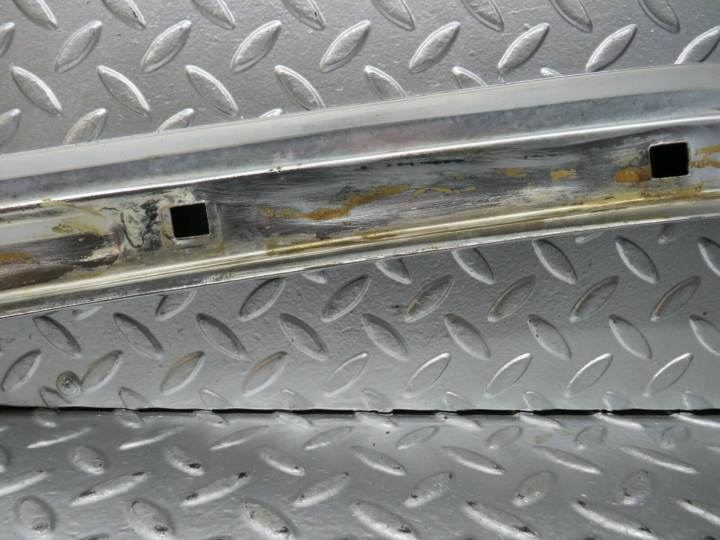 23364 Mercedes-Benz W116 350SE A Pillar Chrome Moulding Trim Right Side