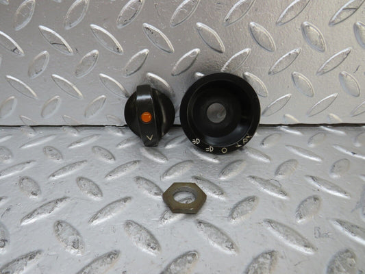 26162 Mercedes-Benz W116 450SE Headlight Switch Black Collar And Knob