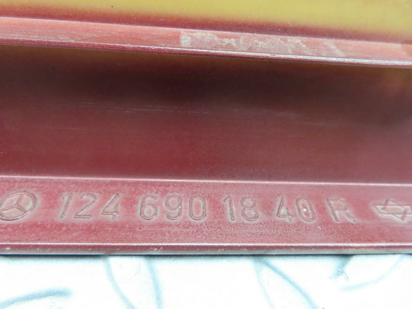 6699 Mercedes-Benz S124 E220 Wagon Rear Right Door Lower Trim 1246901840