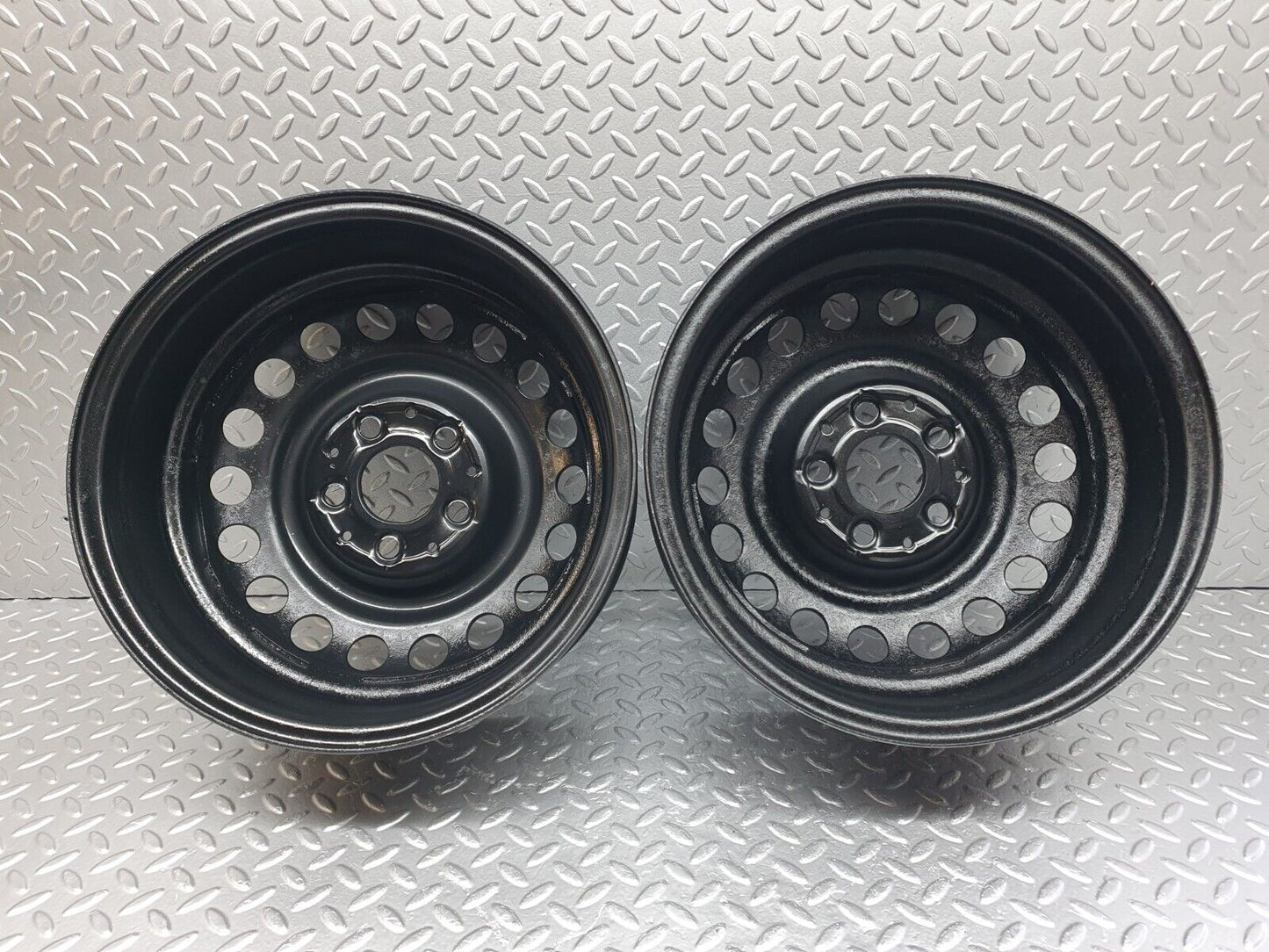 43428 Mercedes-Benz W201 190 Steel Wheel Set 6Jx15H2 ET49 1244000602