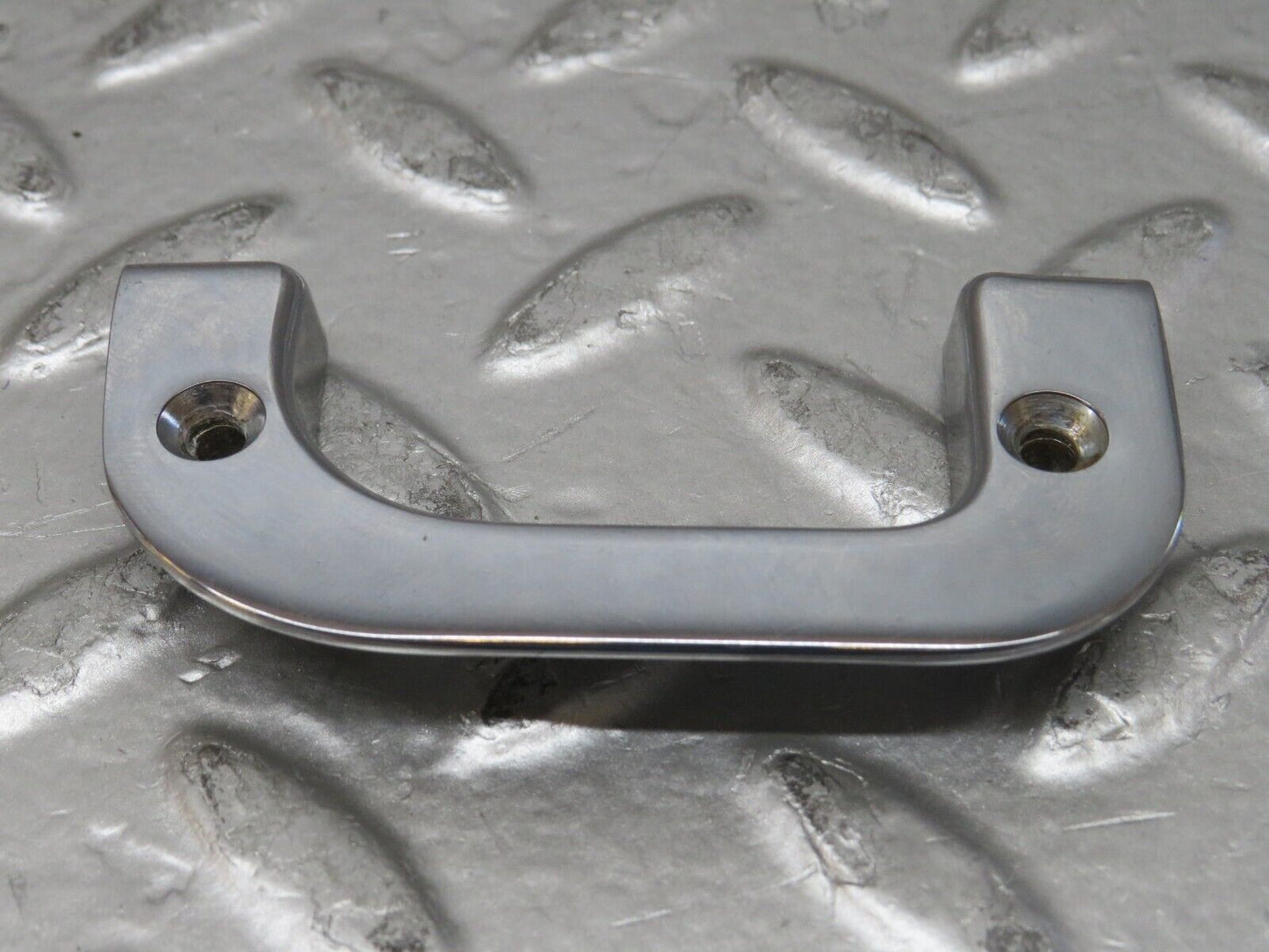 26798 Mercedes-Benz W123 240D Right Interior Door Chrome Latch Trim 1237230224