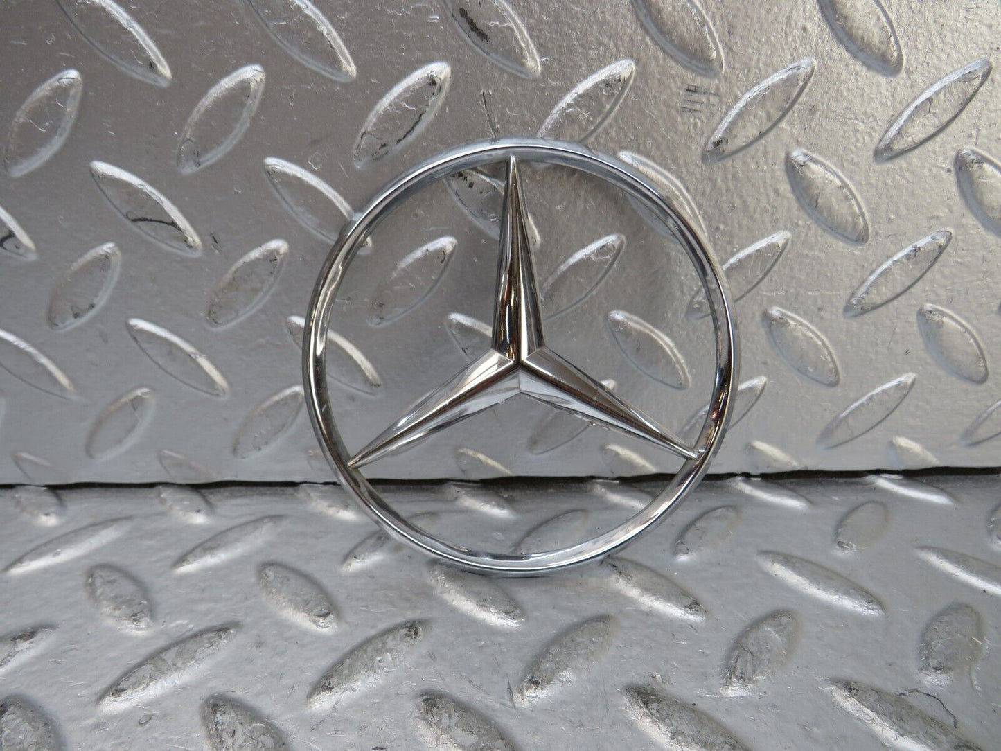 26487 Mercedes-Benz C124 220CE Coupe Chrome Rear Emblem 2017580058