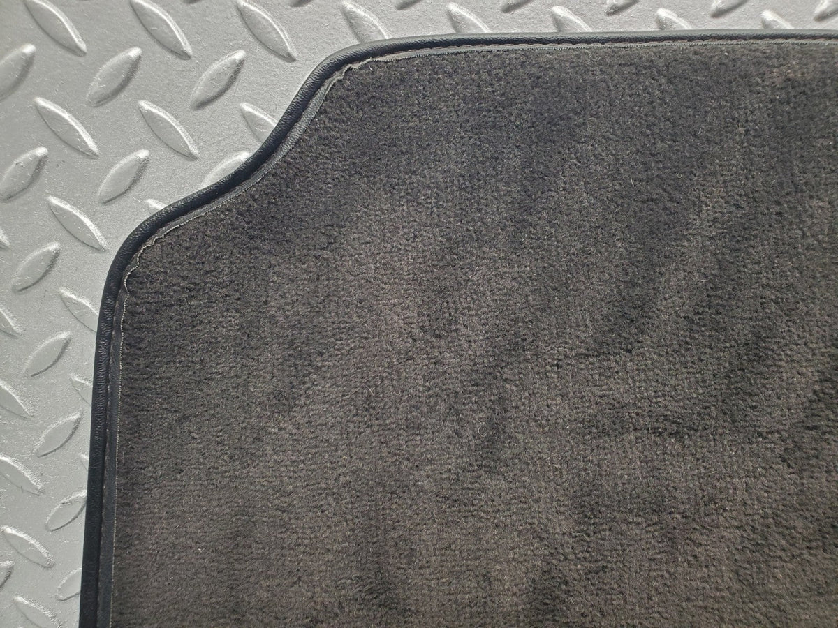 W201 Baby Benz front left floor carpet black used OEM