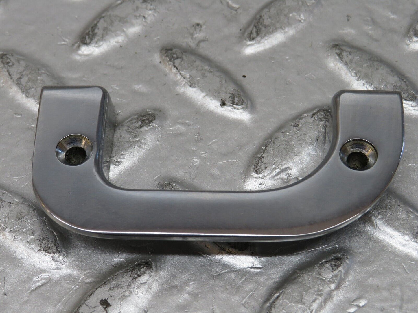 26800 Mercedes-Benz W123 240D Left Interior Door Chrome Latch Trim 1237230124