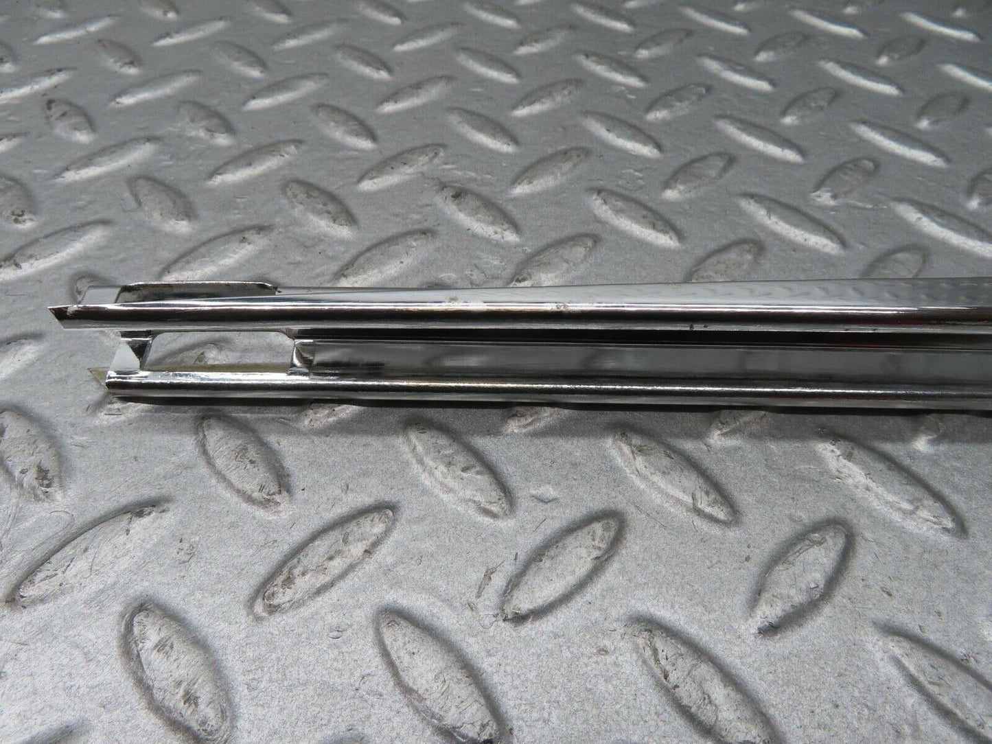 13193 Mercedes-Benz W111 220S Rear Left Door Front Chrome Window Channel