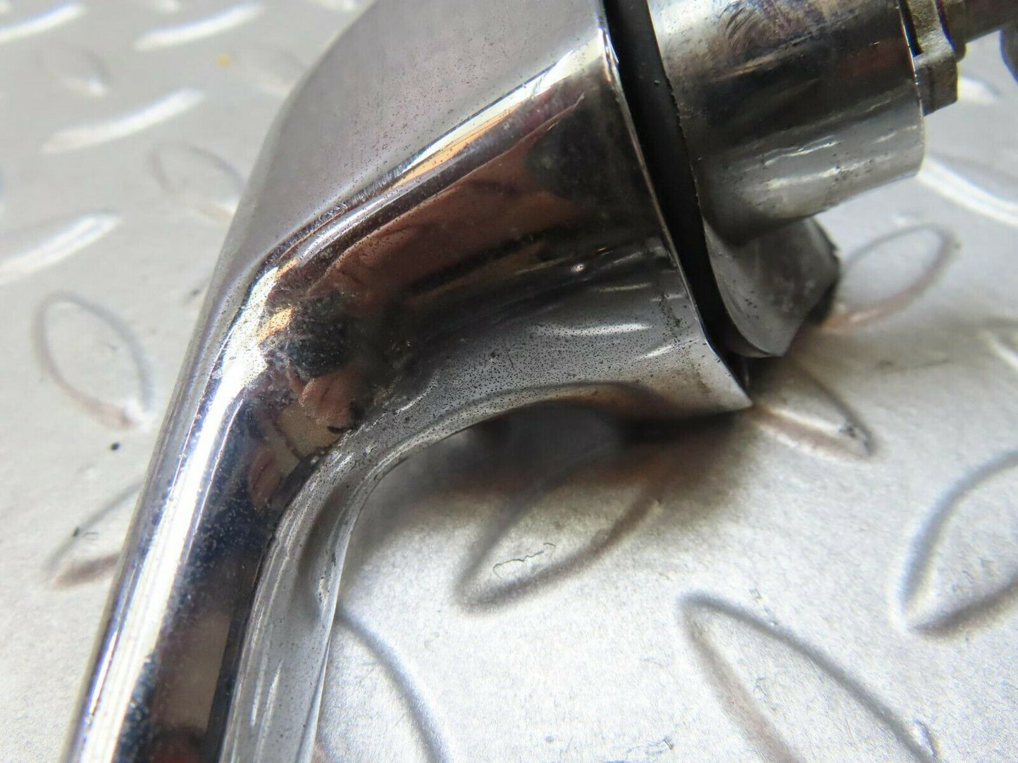 8737 Mercedes-Benz W115 Chrome Door Handle Front Right No Key 1157660201