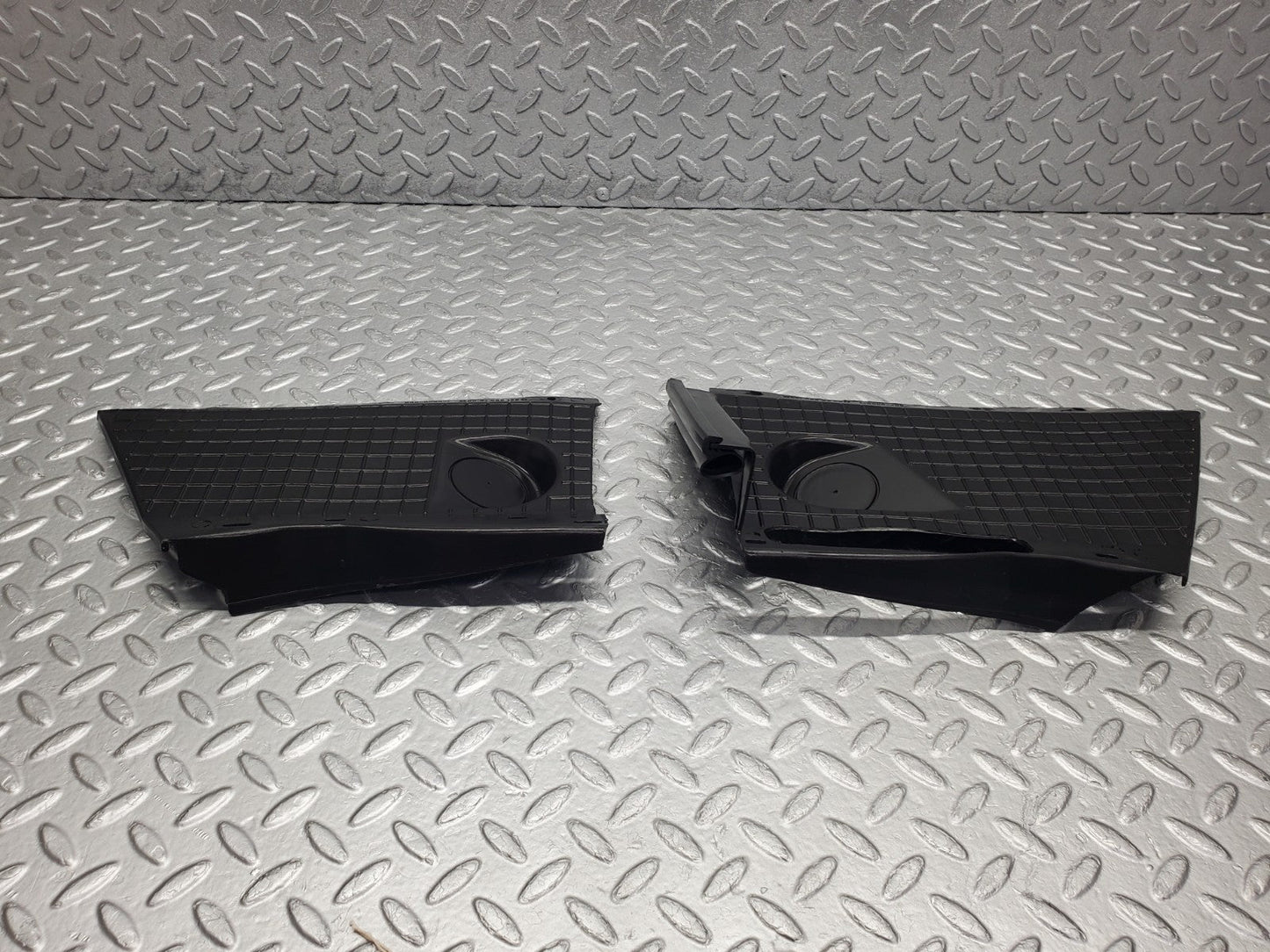 W201 Baby Benz radiator cover panel pair used OEM