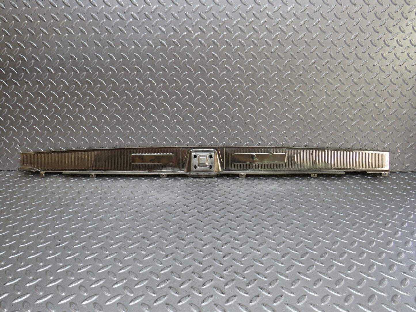 28216 Mercedes-Benz S123 240D Wagon Trunk Ornamental Chrome Cover 1236681089