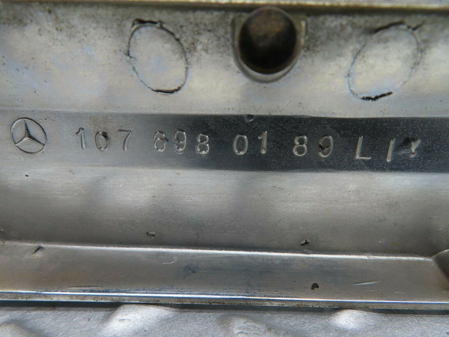 16589 Mercedes-Benz C107 380SLC Rear Left Quarter Window Chrome Frame
