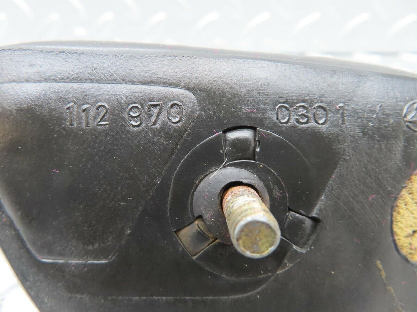 13015 Mercedes-Benz W111 220S Interior Door Handle Left Side Black 1129700301