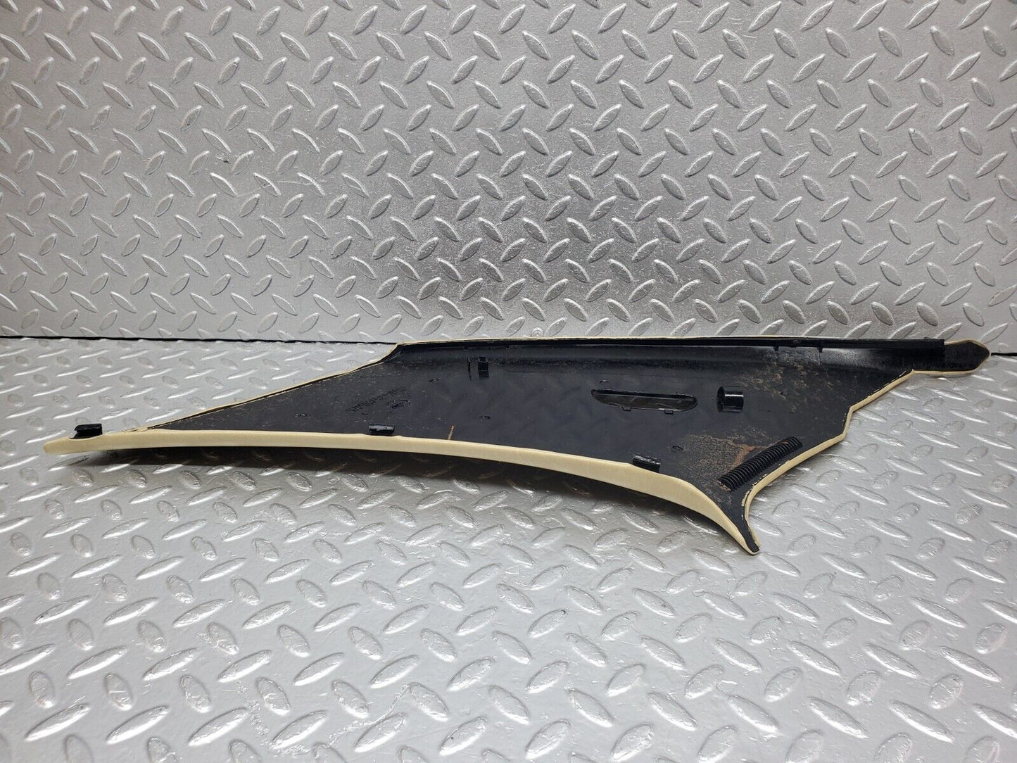 44315 Mercedes-Benz W123 280E C Pillar Cover Panel Left Side Beige 1236900325