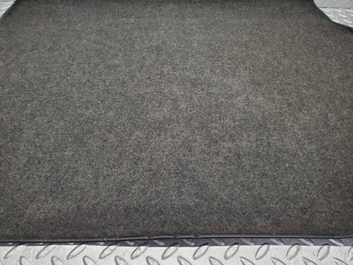W201 Baby Benz trunk boot floor carpet grey used OEM