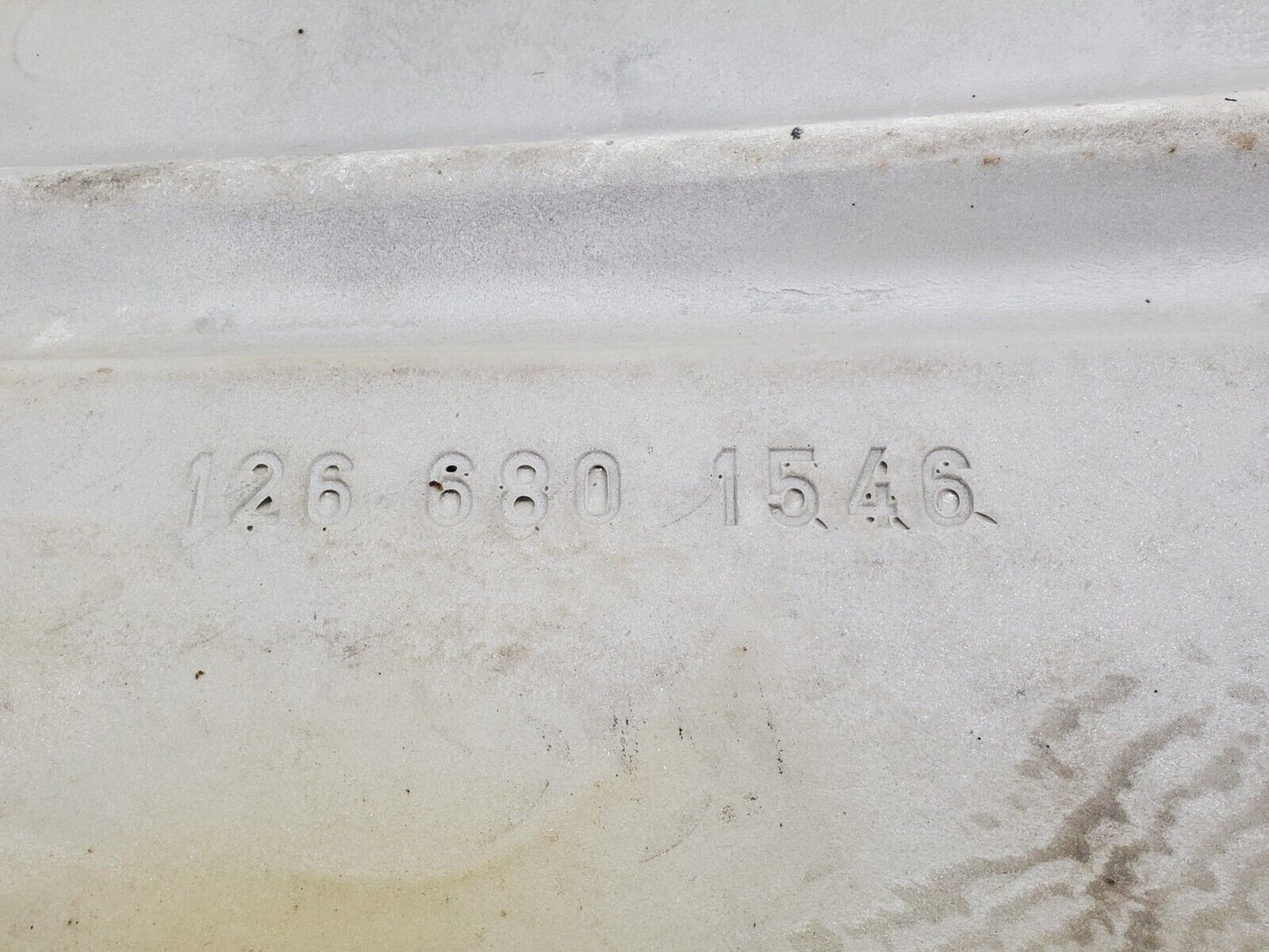 45875 Mercedes-Benz W126 420SE Rear Floor Carpet Beige 1266801546
