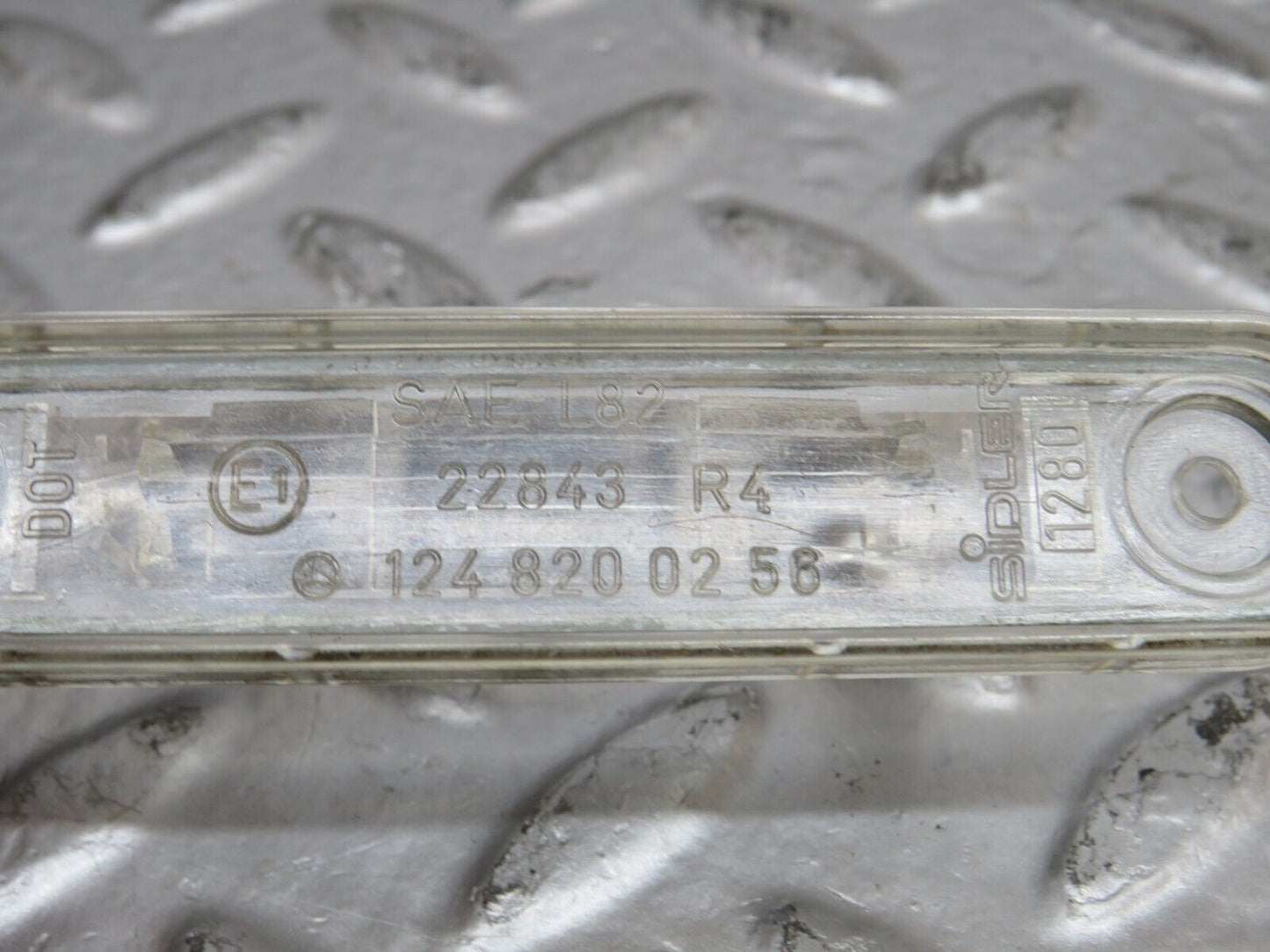 26391 Mercedes-Benz C124 220CE number Plate Light Pair 1248200256