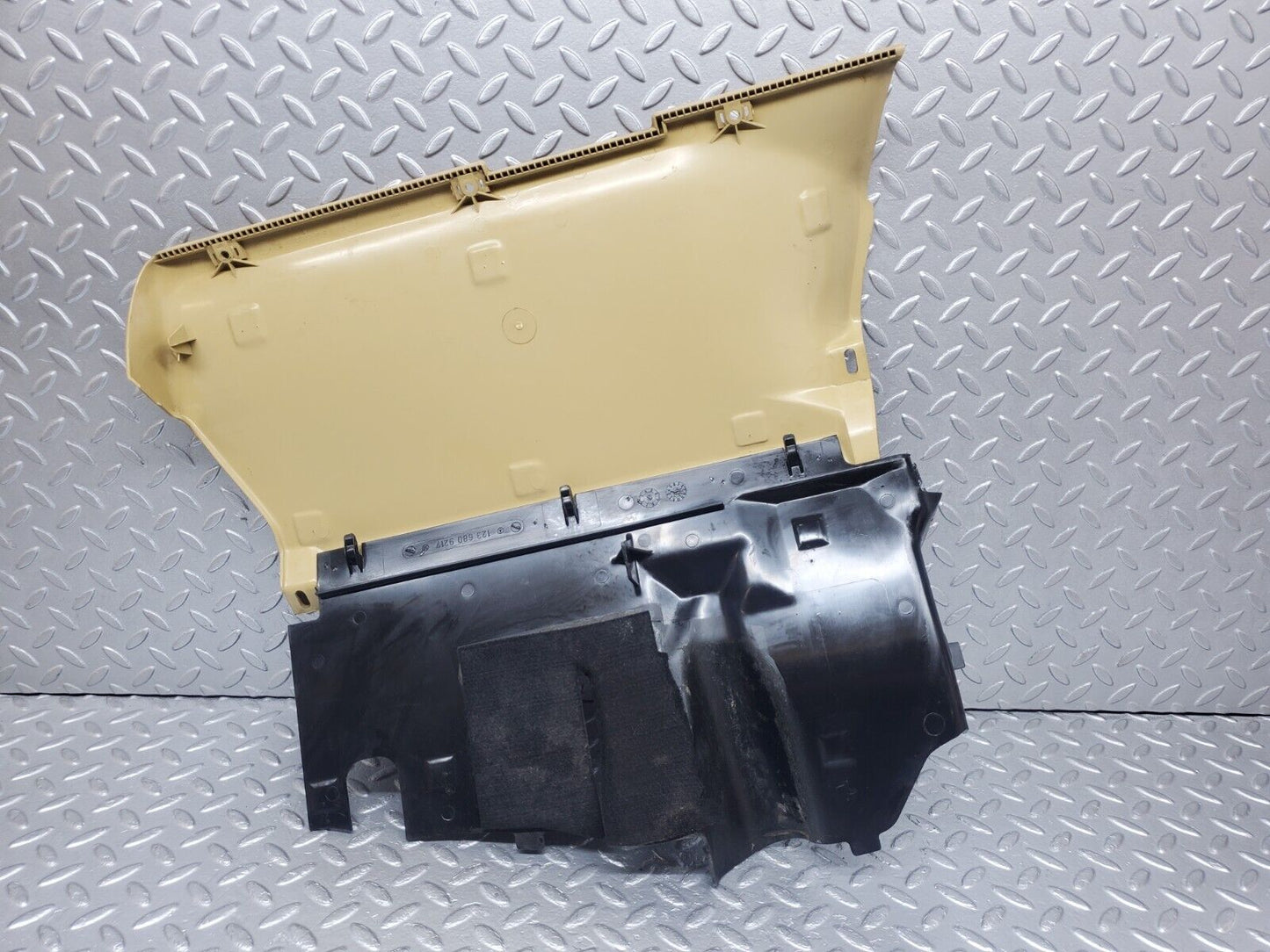 44328 Mercedes-Benz W123 280E Under Dash Panel Right Side Beige 1236892208