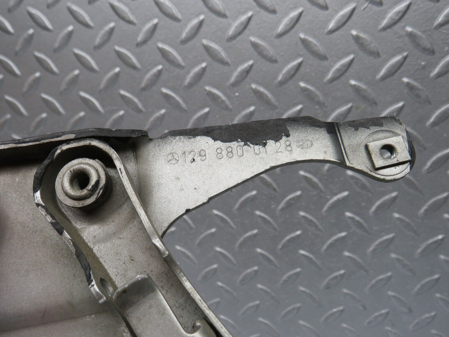 39451 Mercedes-Benz R129 320SL Coupe Bonnet Hinge Left Side 1298800128 1298870174