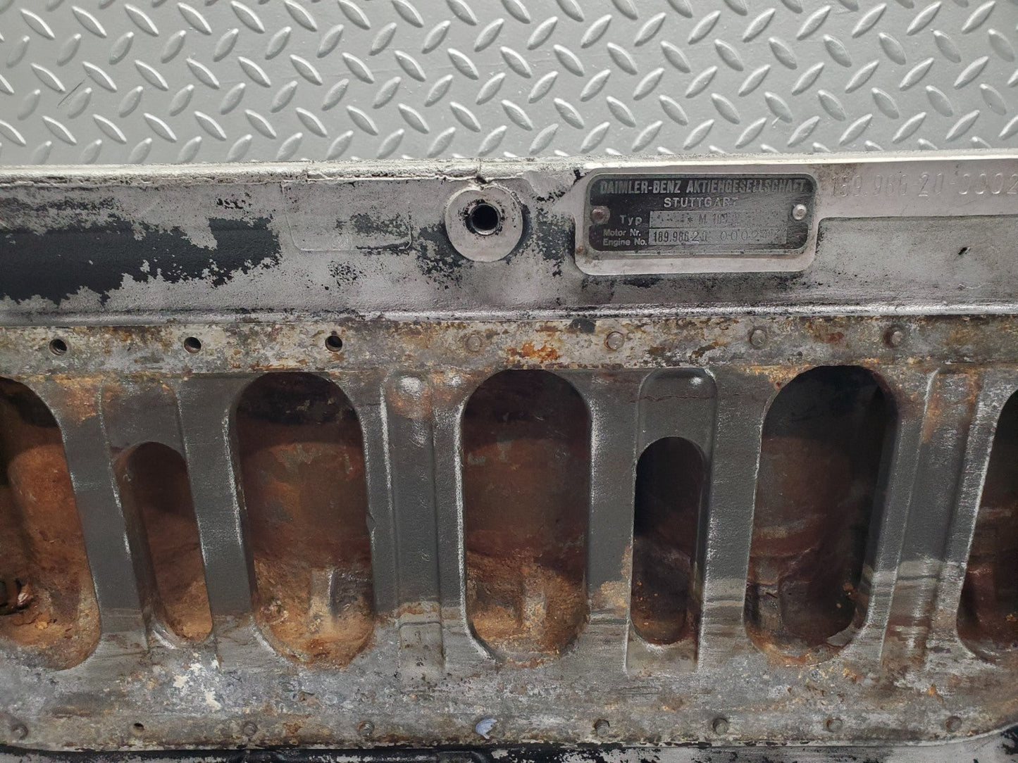 W112 engine block used OEM