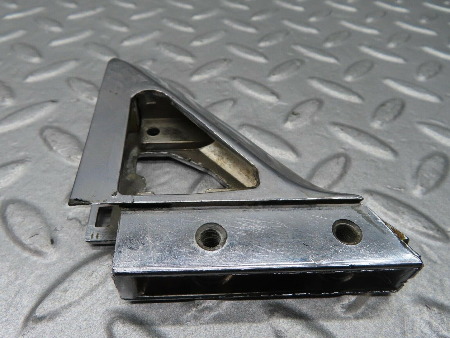 14068 Mercedes-Benz C107 280SLC Right Wing Mirror Triangle Chrome Bracket