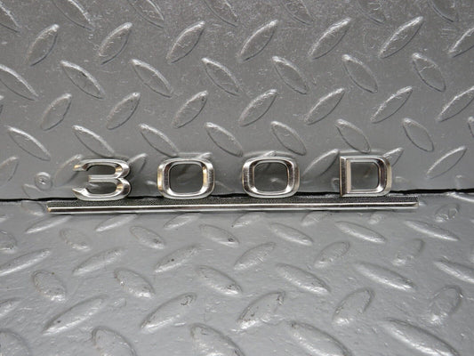 40692 Mercedes-Benz W123 300D Trunk Badge Emblem 1238170915