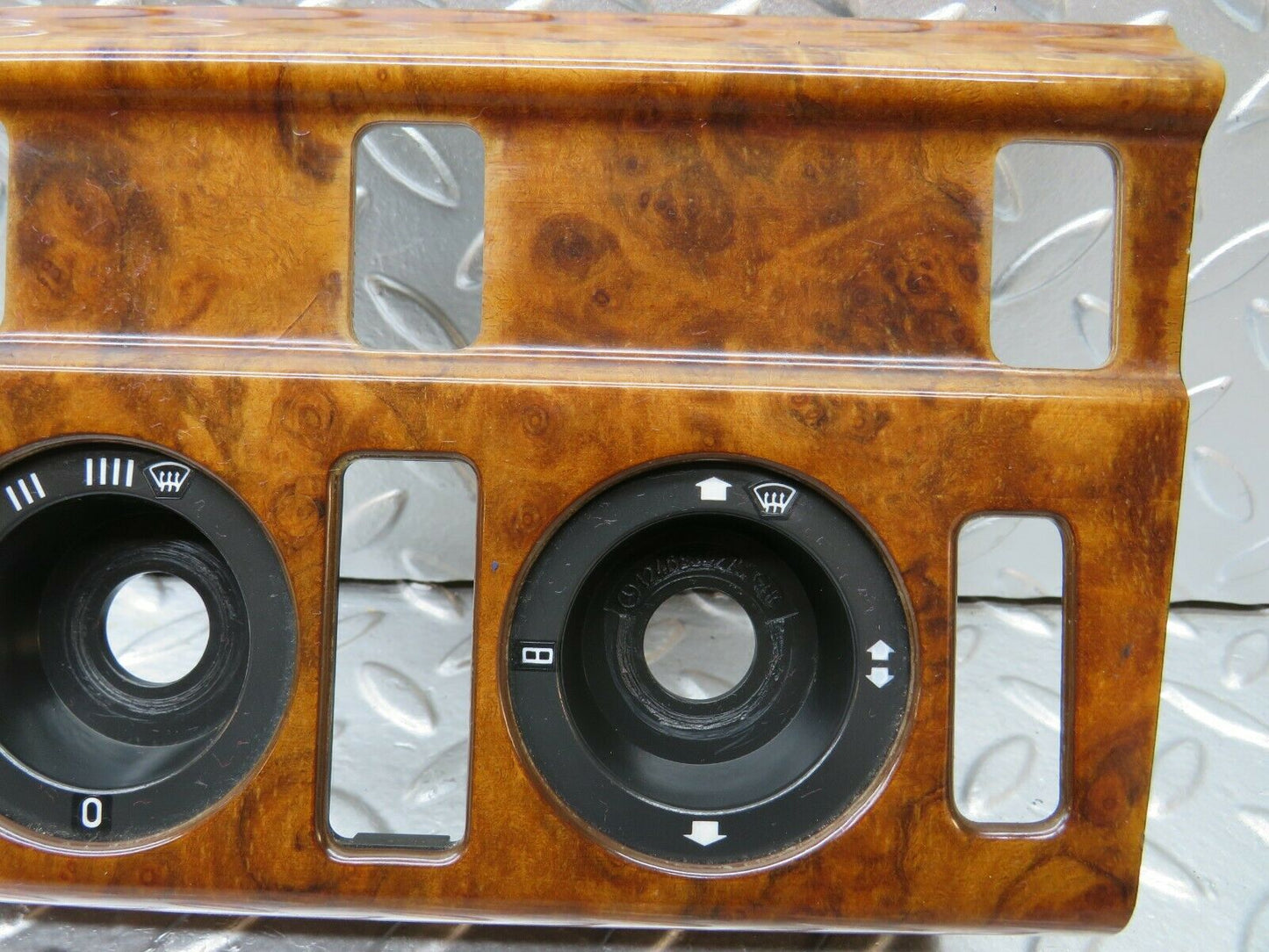 22423 Mercedes-Benz C124 E220 Coupe Heater Control Panel Wood Trim 1246830275