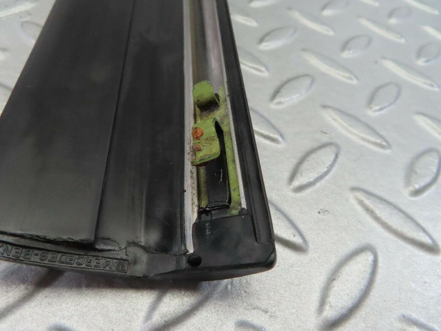 7683 Mercedes-Benz S123 230TE Wagon Rear Left Door Sill Trim Black